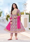 GLAM LOOK 1 Heavy printed Cotton Ethnic Wear Latest Kurti Collection
